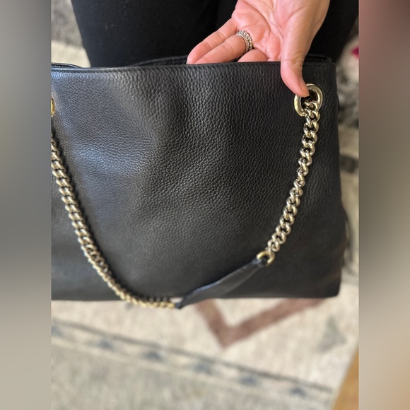 Gucci soho chain tote bag in black - Picture 4 of 16